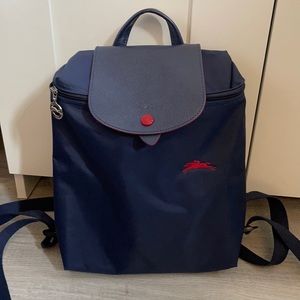 Longchamp navy le pliage club backpack